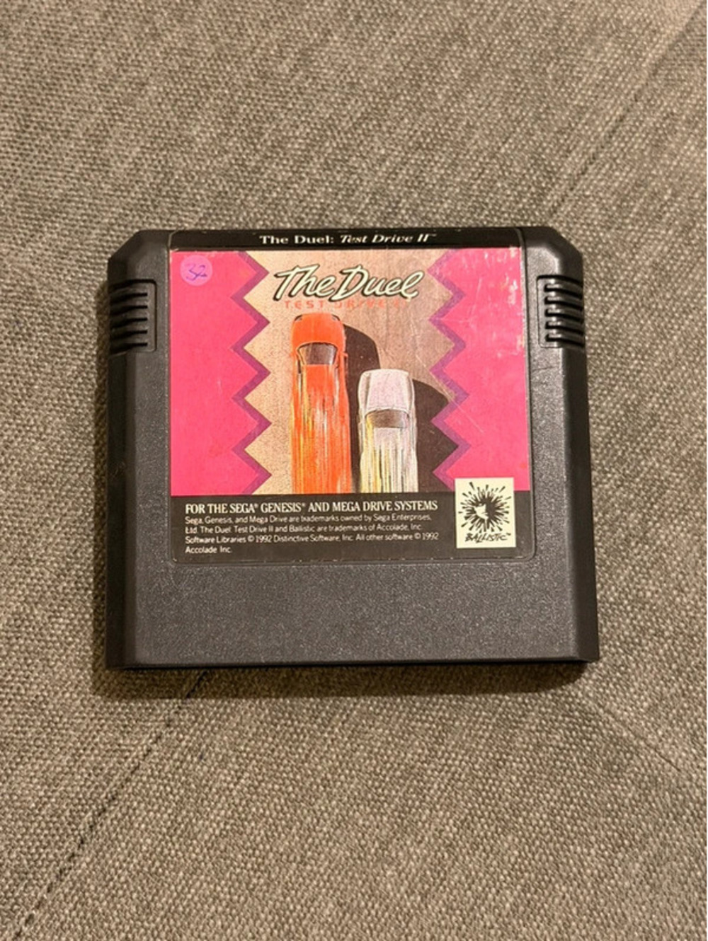 The Duel Test Drive 2 for Sega Genesis
